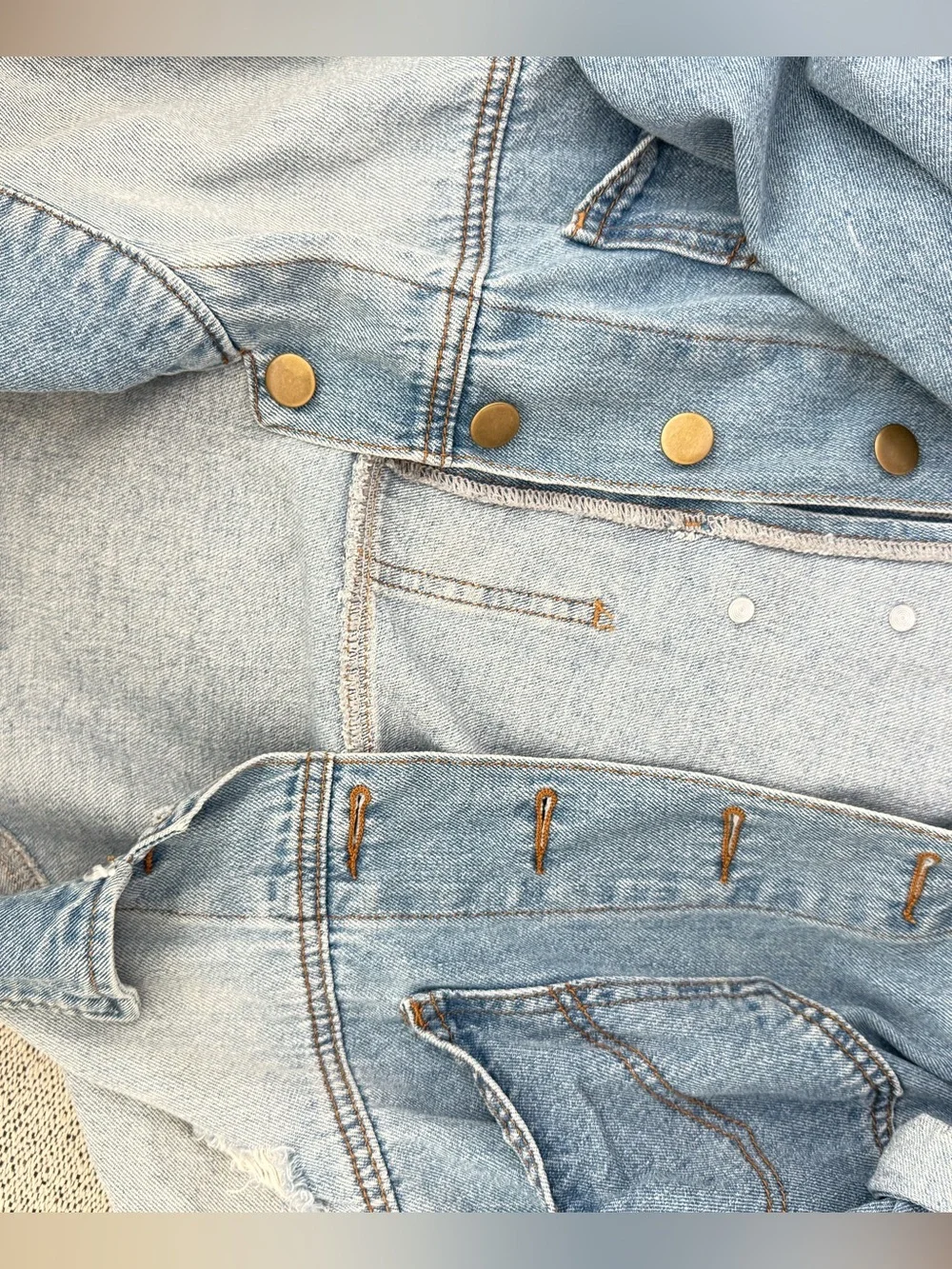 crop jean jacket - Picture 2 of 6